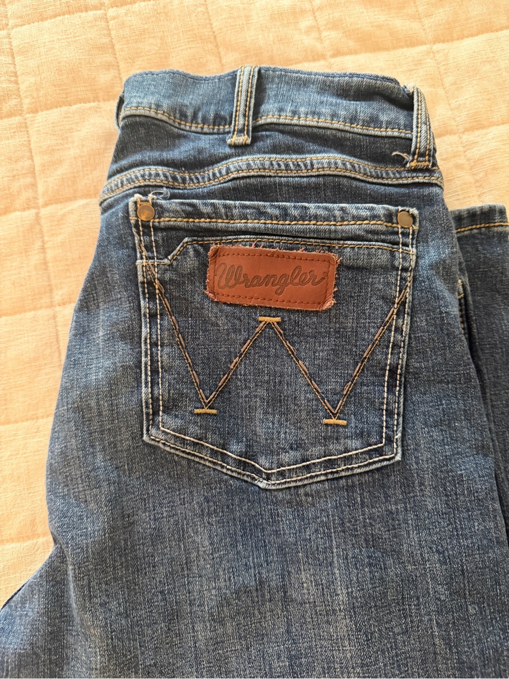 Wrangler Men’s Blue Denim Jeans